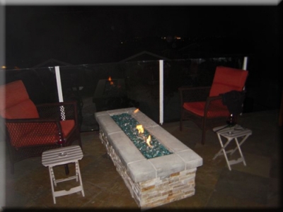 custom portable fire pit with fire glass 20