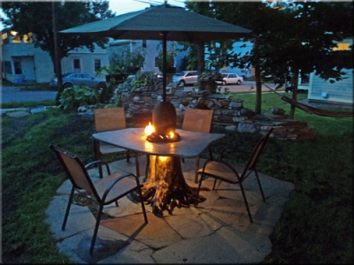 How To Build A Propane Fire Pit, Umbrella Table Fire Pit