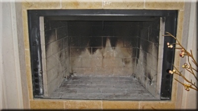 custom propane fireplace pan with glass 2