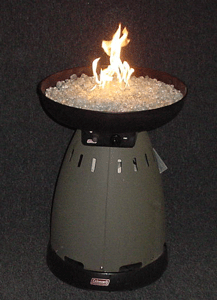 Portable Propane Fire Pits Fireplace, Coleman Fire Pit On Wheels