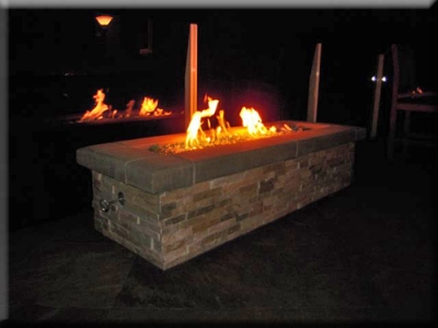 custom portable fire pit with fire glass 22