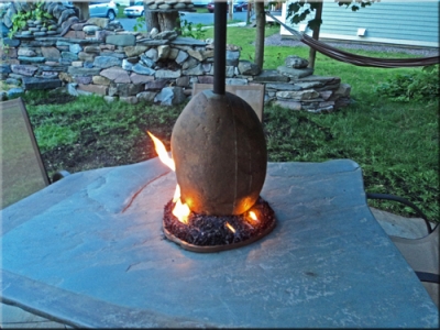 Custom propane Drift Wood fire Table 4