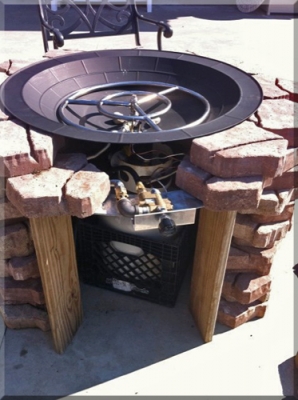 Fireplace And Fire Pit Glass, Build A Propane Fire Pit